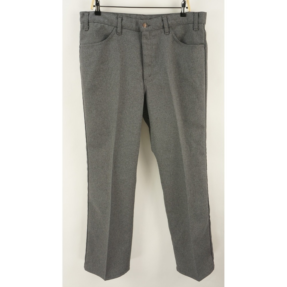 Vintage 90s Levi's 517‎ USA Performance Pants Men's 38 x 31 Gray Preppy Flare